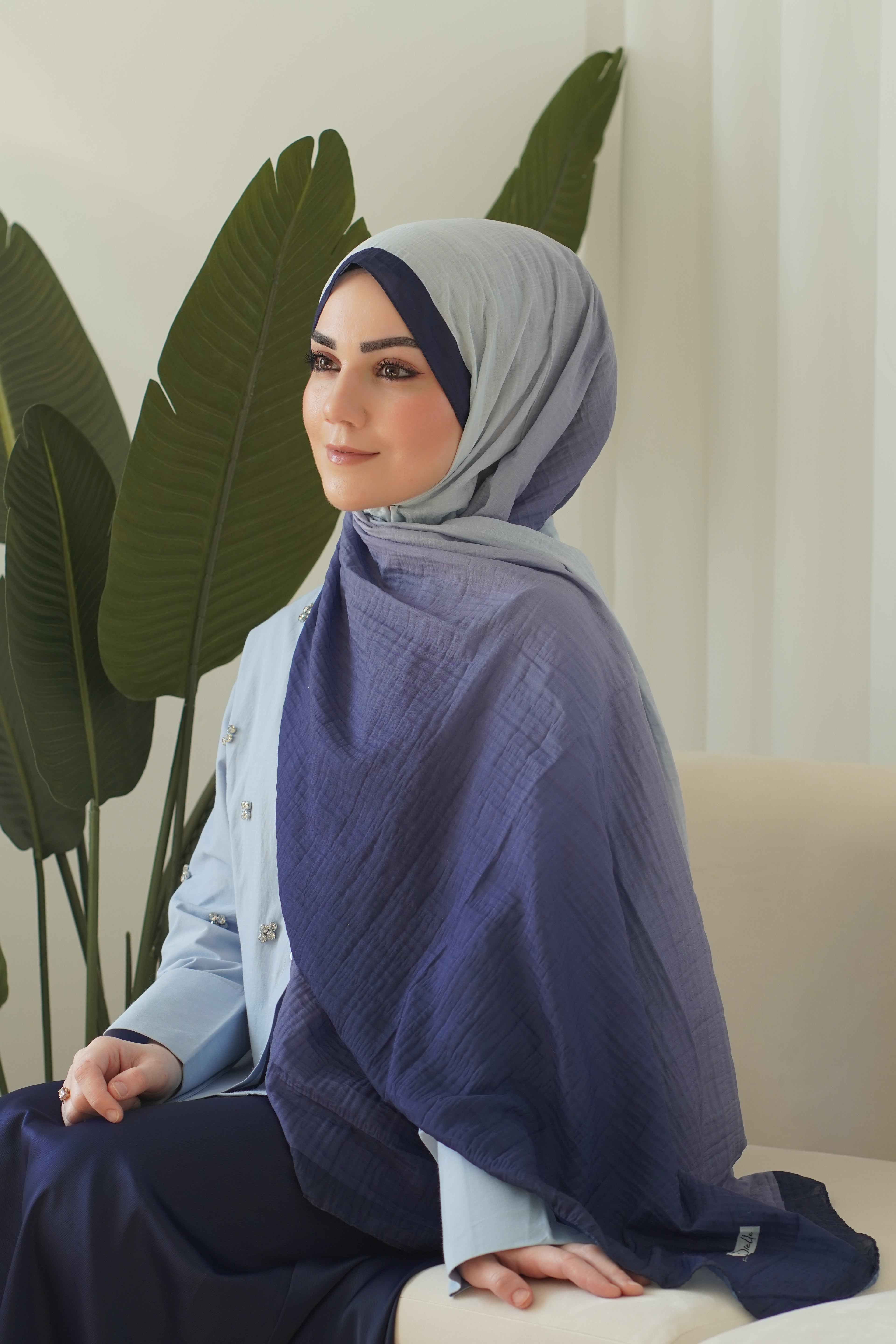 Müslin Blue - Cotton