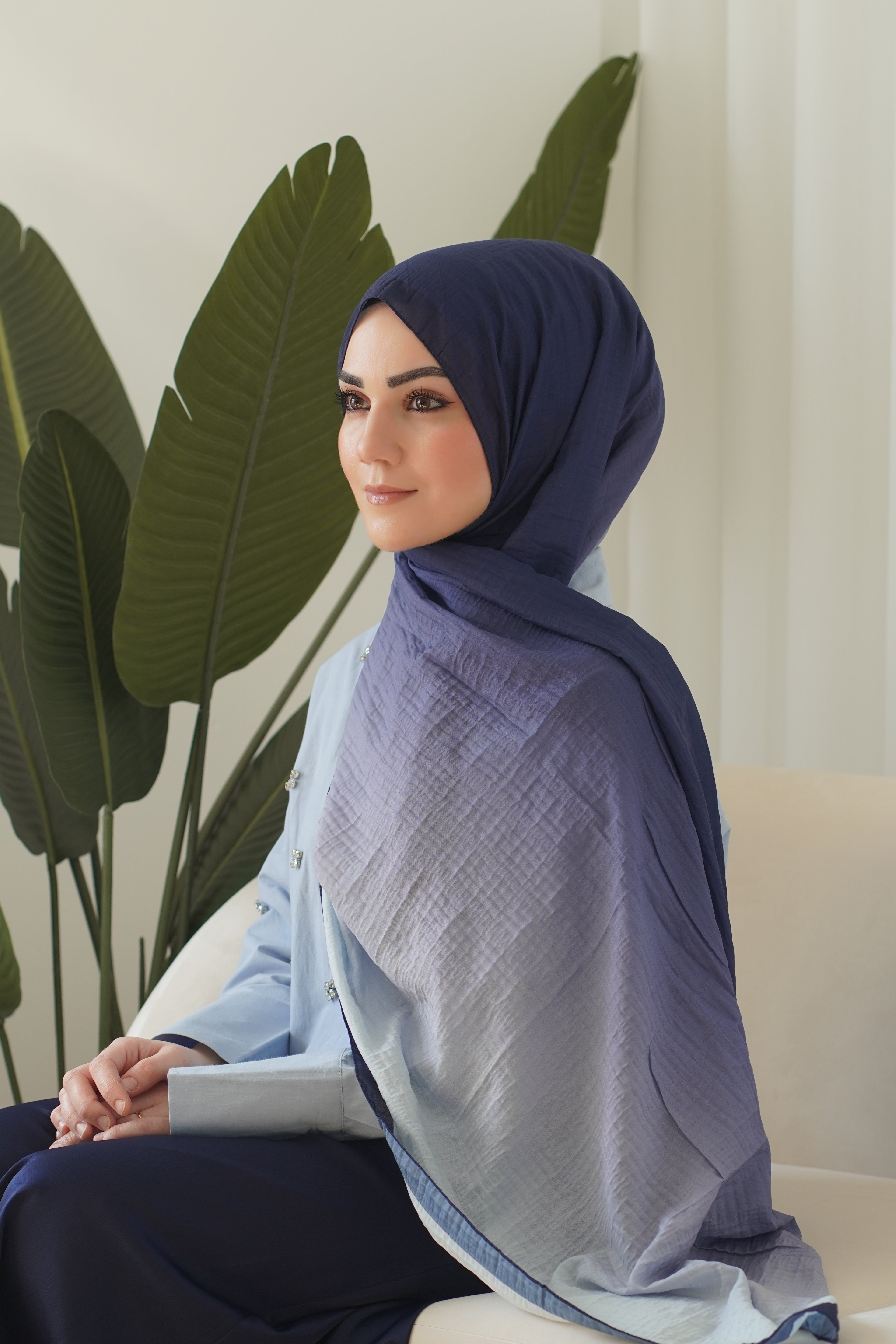 Müslin Blue - Cotton