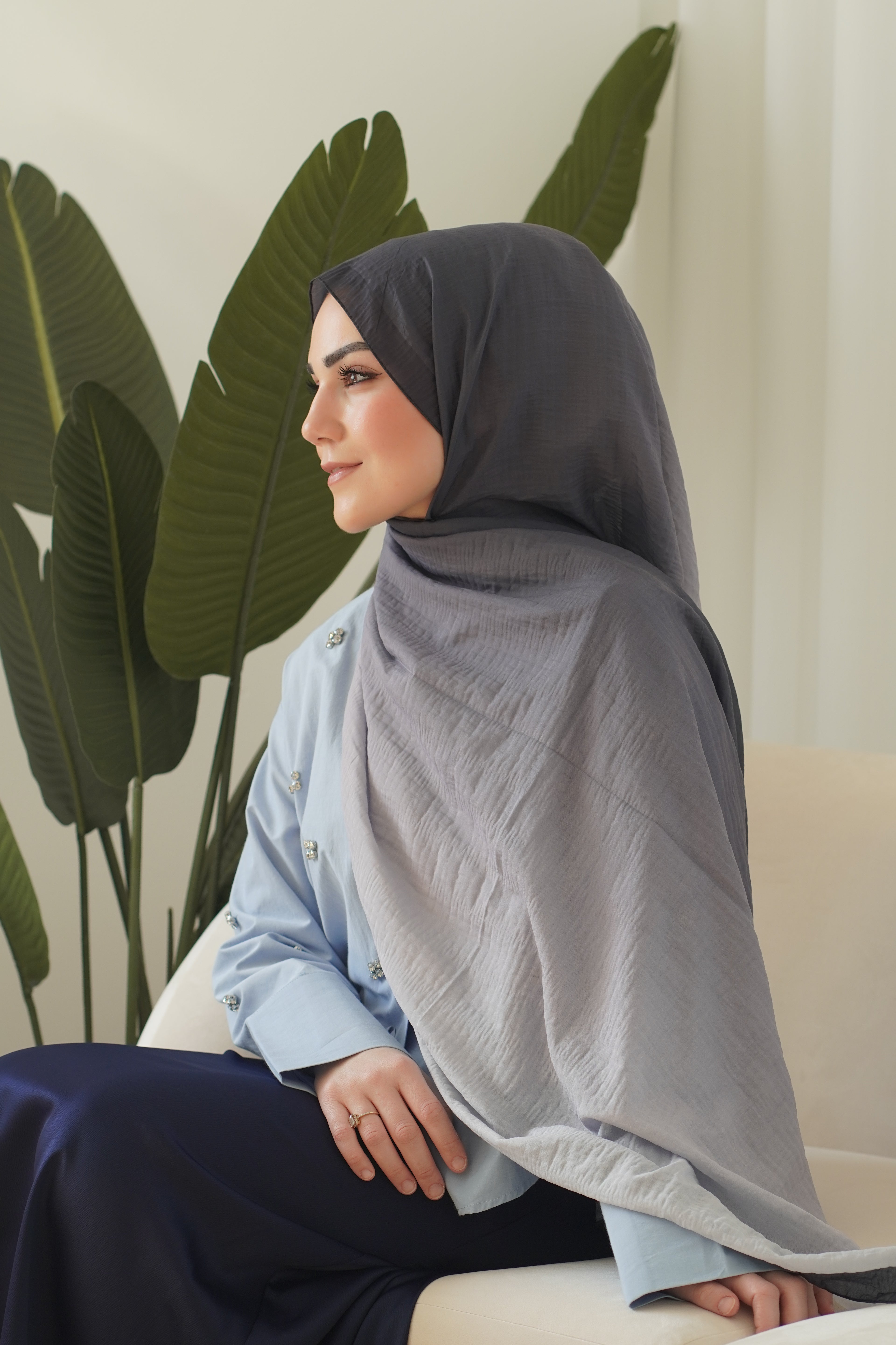 Müslin Grey - Cotton