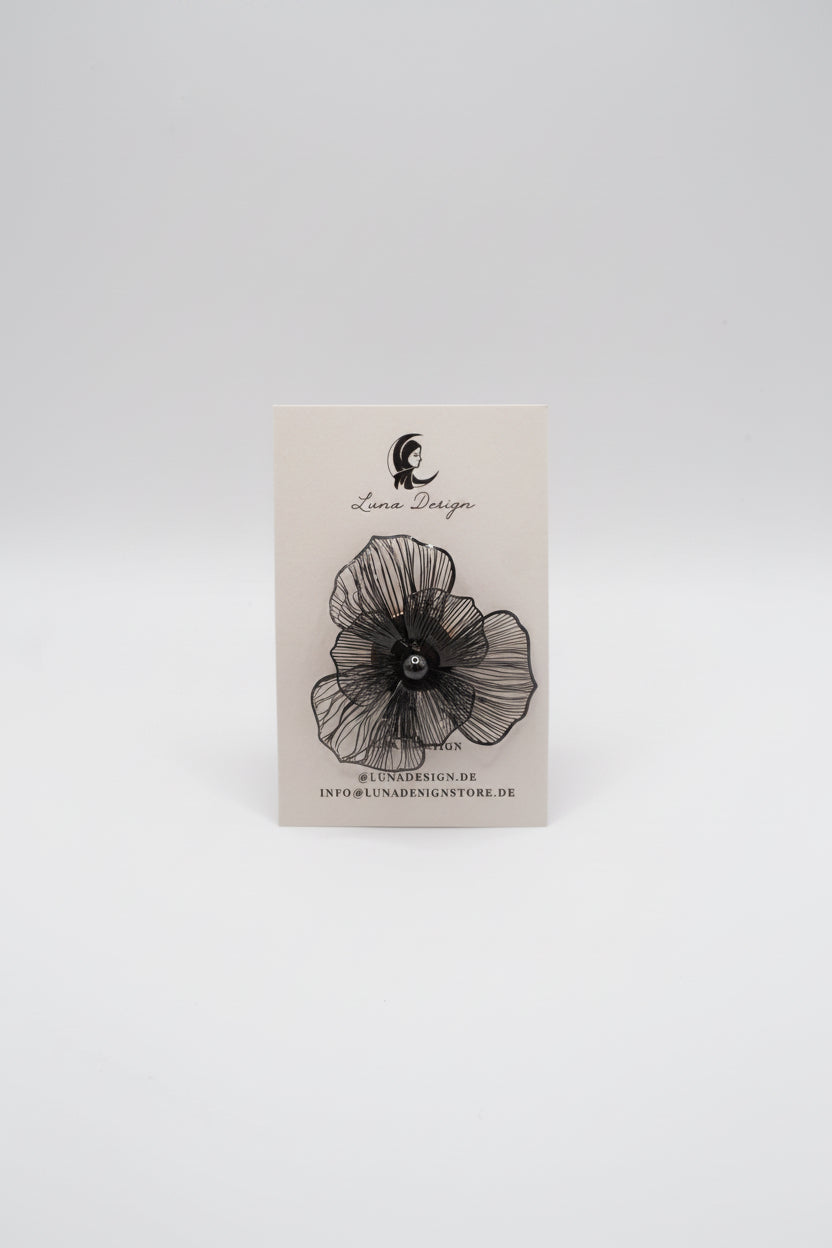 Hemdknopf-Clips Blumenmuster