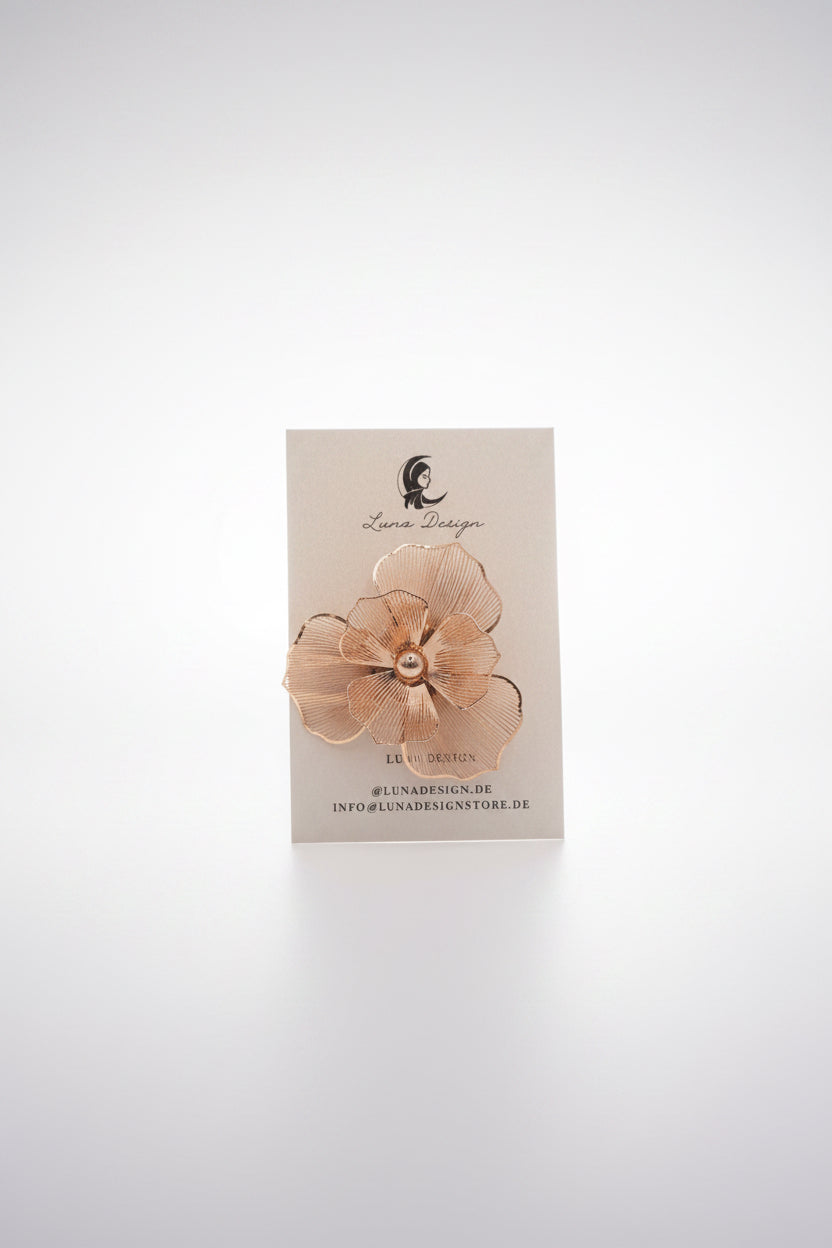 Hemdknopf-Clips Blumenmuster