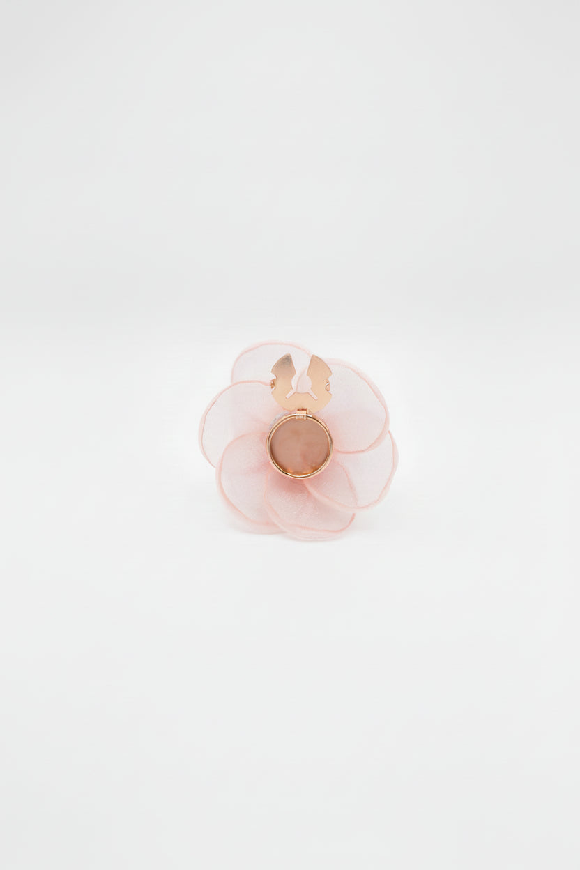 Hemdknopf-Clips Blumenmuster
