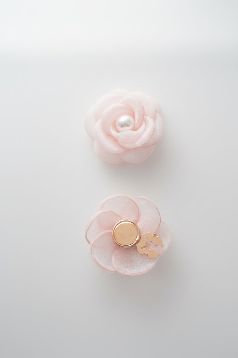 Hemdknopf-Clips Blumenmuster